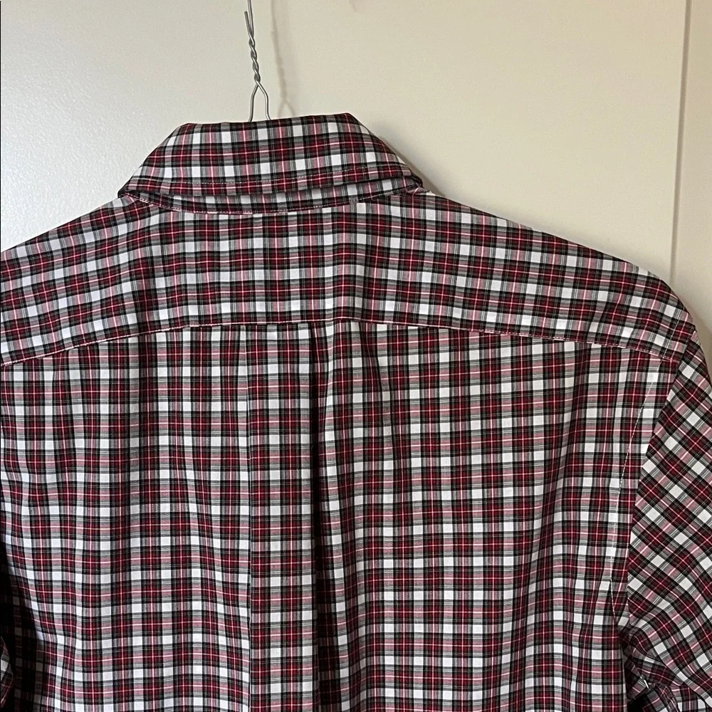 Lauren Ralph Lauren Men's Casual Red Plaid Shirt No Iron 15 32